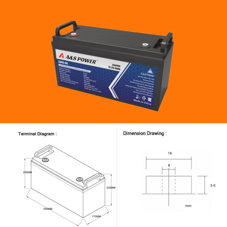 Battery Supplier Hot Selling Best Quality Lithium Iron Phosphate Battery 48V/51.2V 60ah LiFePO4 Battery for Solar System with PCB