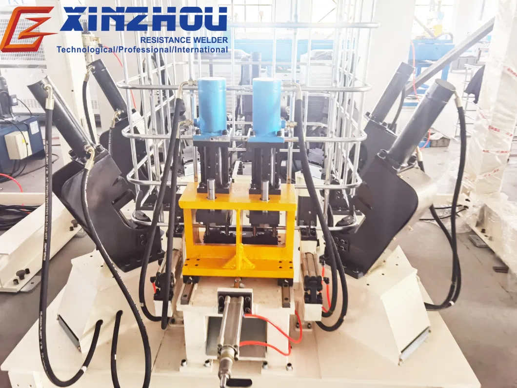 Factory Price Stable Performance Large Steel Cage IBC Frame Six-Head Welding Machine Spot Welding Machinery with High Quality