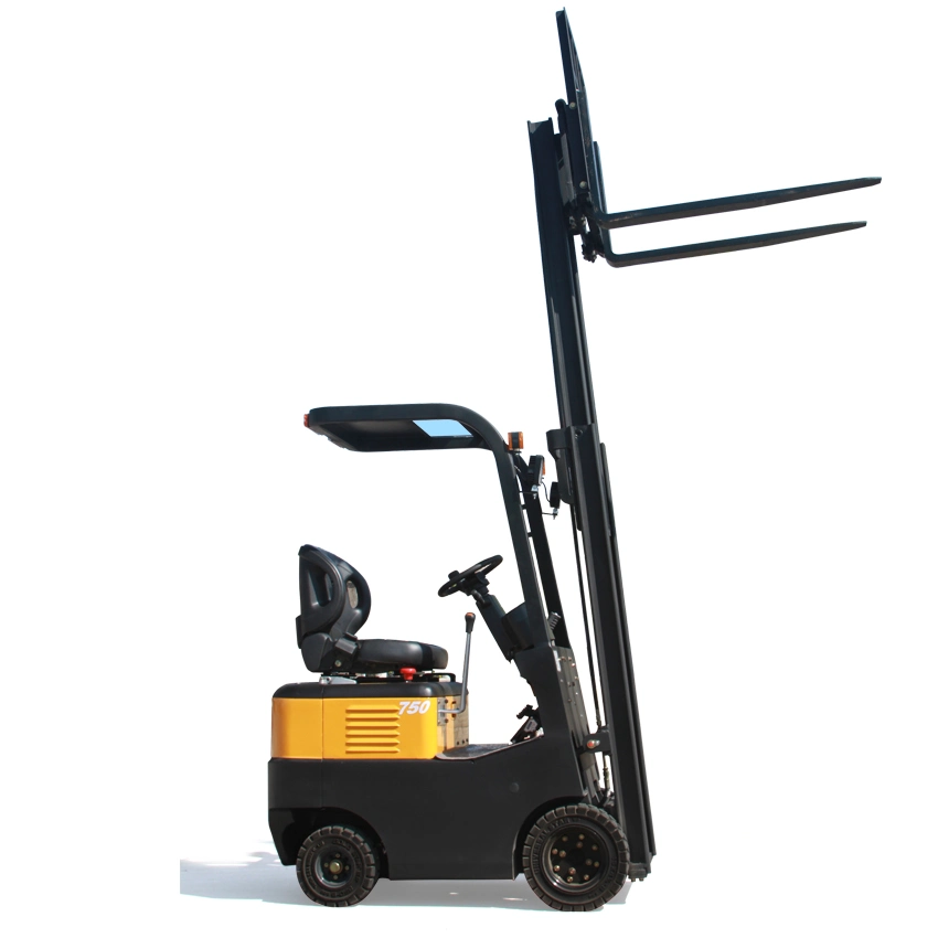 Electric Forklift 750kgs Lifting Power Mini Battery Forklift