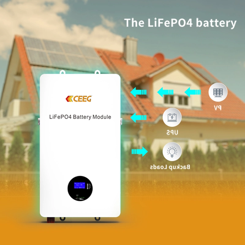 3.6kw Ceeg Power Supply 5kwh Solar Lithium Battery Home Energy Storage