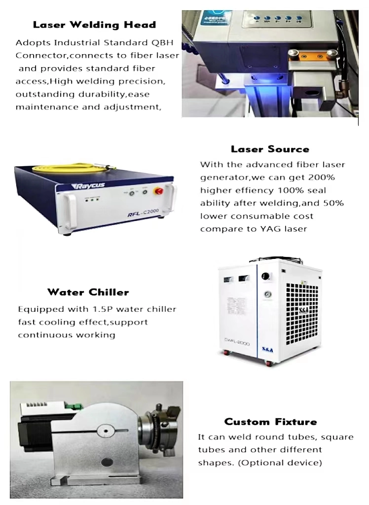 1000-3000W Li-Battery Desktop Laser Welding Machine Efficient and Perfect Welding Metal