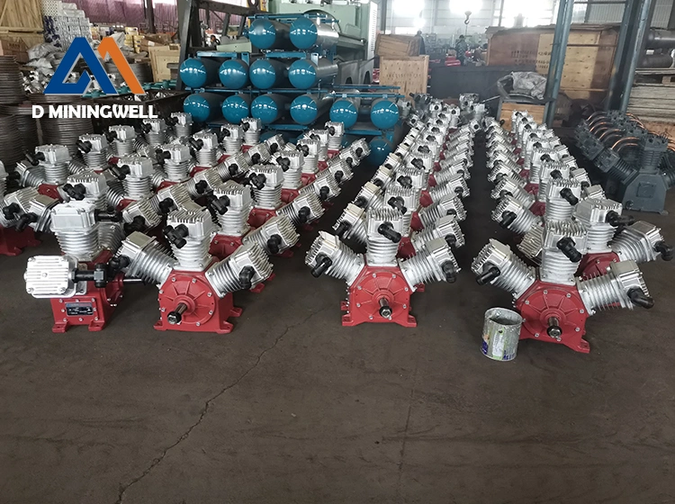 D Miningwell Piston Air Compressor Price Small Reciprocating Compressor for Jack Hammer Rock Drill