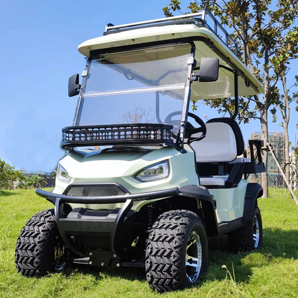 5%off CE 2 4 Seat Battery Powered Electric Aluminum Golf Cart Car