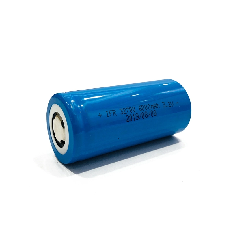 Deep Cycle Rechargeable LFP Lithium Iron Phosphate Battery 3.2V 6000mAh 6ah Cell LiFePO4 32650 32700 Battery for Power Tools/ LED Light