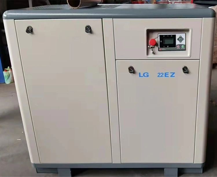 Big Discount 8bar 15kw Small Rotary Electric Stationary Permanent Magnet Variable Frequency Screw Air Compressor LG15ez for Sale