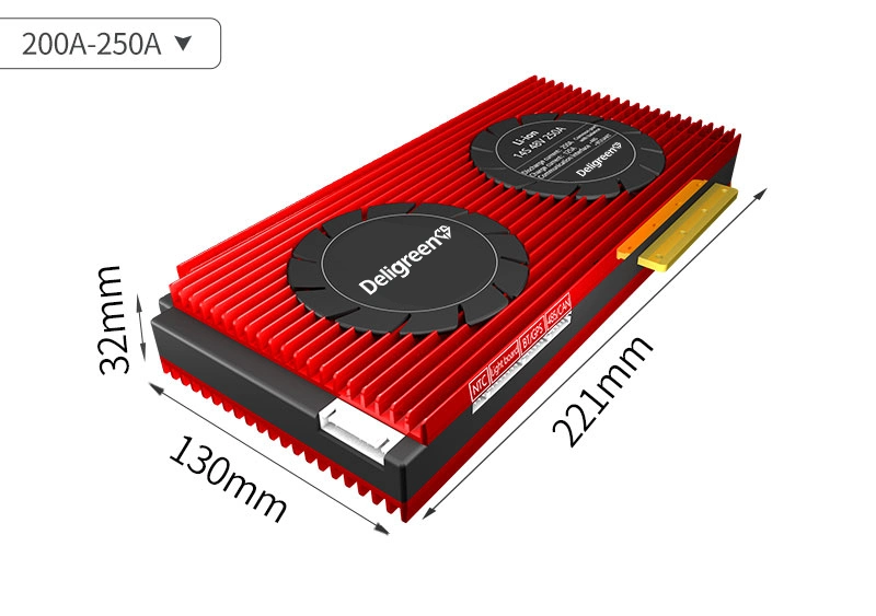 Poland EU Warehouse Drop Shipping for Smart BMS 16s 200A 250A LiFePO4 Battery BMS Free Shipment to EU