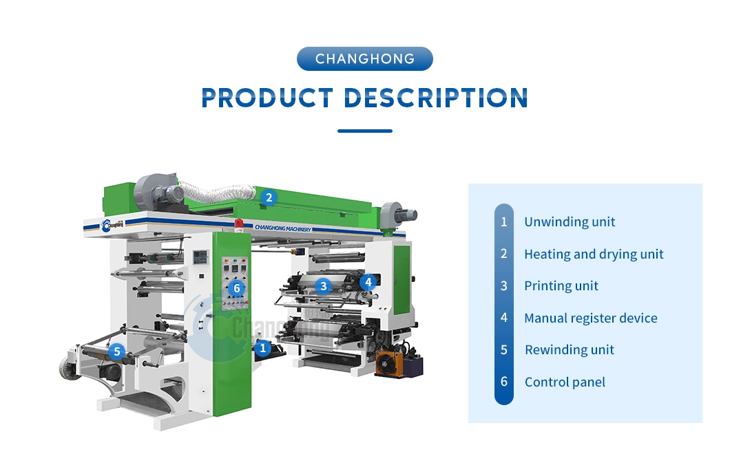 Good Price 4 Colors Paper Bag Flexo Printing Machine Flexographic Printer Manufacturers