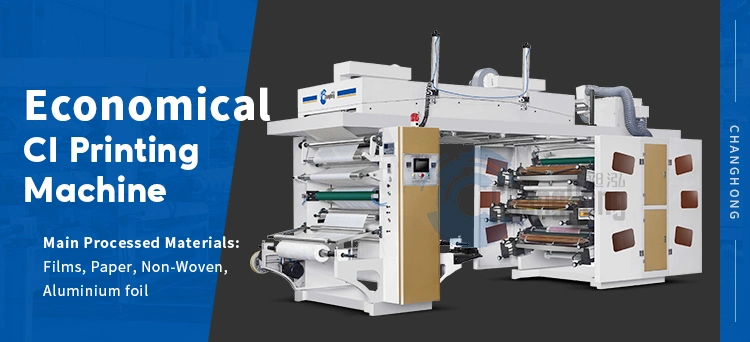 High Quality 6 Colour Flexo Printing Machine in China for Plastic Bag