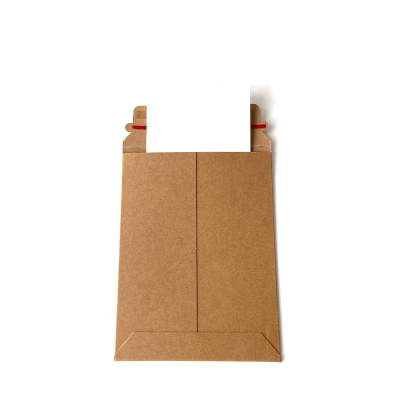 White Kraft Rigid Mailer Cardboard Envelop Tough Bag