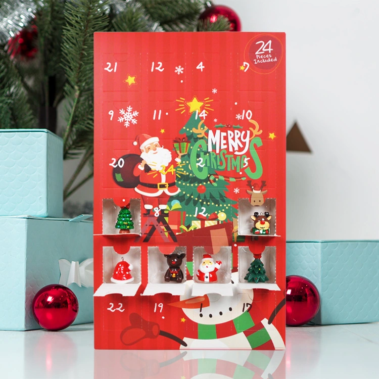 Luxurious Merry and Bright Christmas Surprise Gift Box Paper Bag