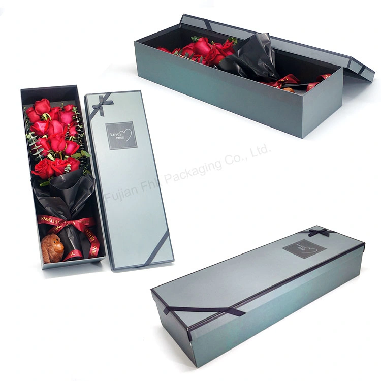 Useful Flower Holder Box Custom Gift Paper Box with Lid