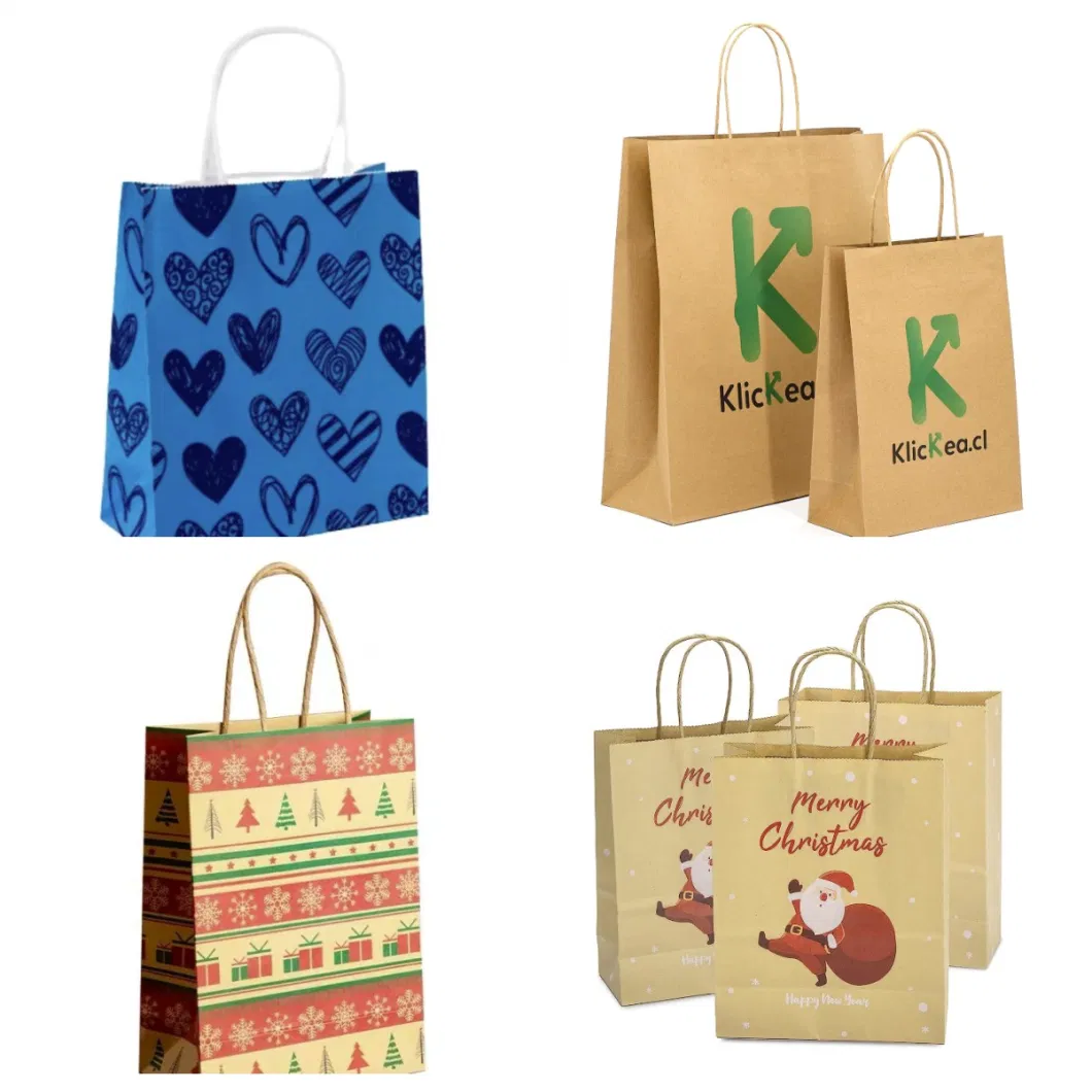 Wholesale Luxury Gift Shopping Packaging Paper Bag with Logo for Clothing