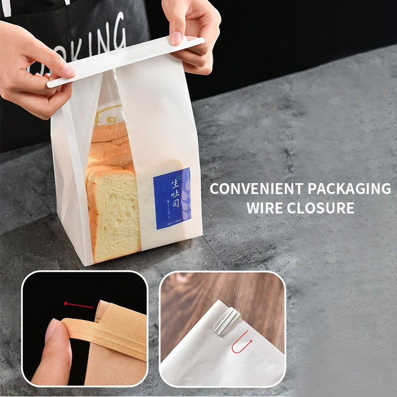 Factory Cheap Packaging Bread Bag Coffee Carrier Custom Recycled Printed Promotional Art Shopping Gift Brown / White Kraft Paper Bags with Twisted Handle