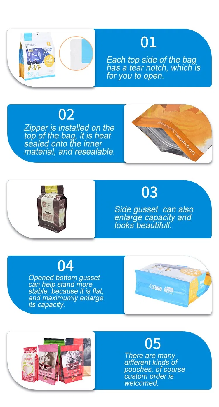 Chinese Ziplock Brown Kraft Craft Paper Standing up Pouches Food Packaging Zipper Bags with Window Kraft Paper Bag