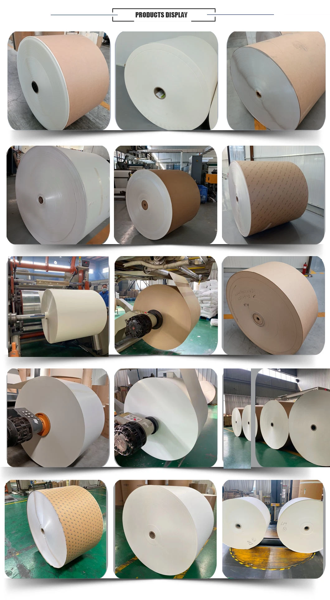 PE Coated Roll for Paper Cups Food Packaging Waterproof Pack Paper