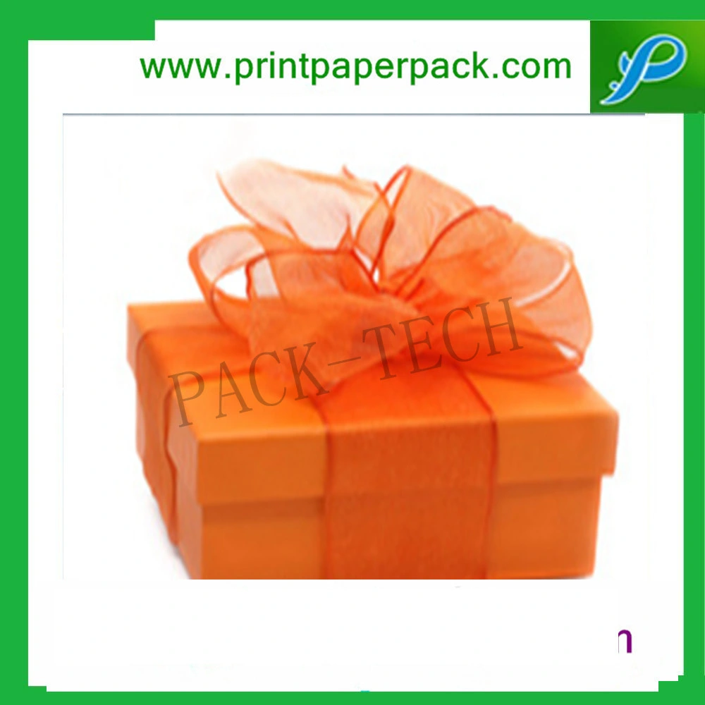 Custom Colorful Ribbon Decorative Paper Packaging Flower Box Candy Gift Cardboard Box