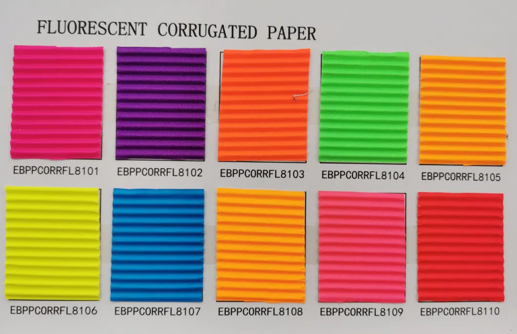 Colour Packing Corrugated Craft Sheet/ High Quality E Flute Corrugated Paper