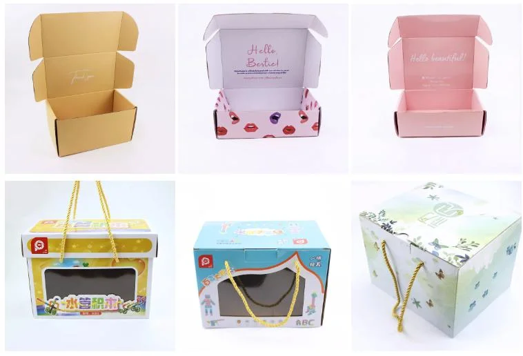 Wholesale Price Small Shipping Packaging Kraft Paper Mailer Paper Box