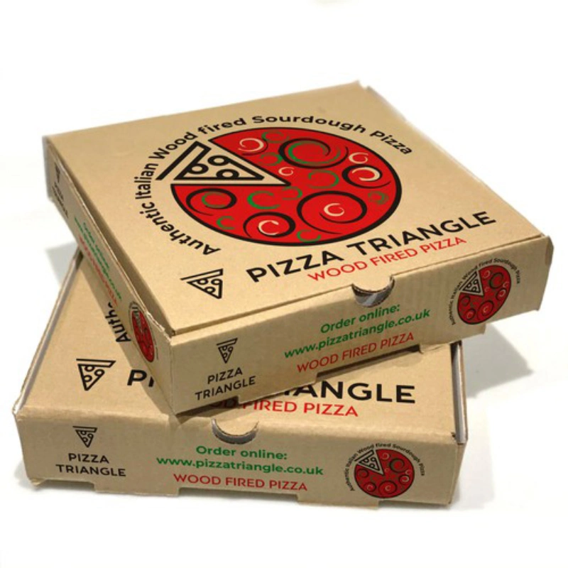 Wholesale High Quality Take Away Customized Printing Pizza Box 10 Inch Paper Pizza Box