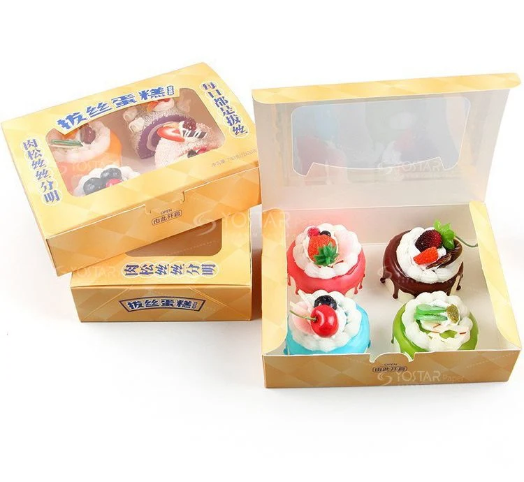 Wholesale Design Baking Cookies Moon Cake Food Pastry Packing Paper Boxes