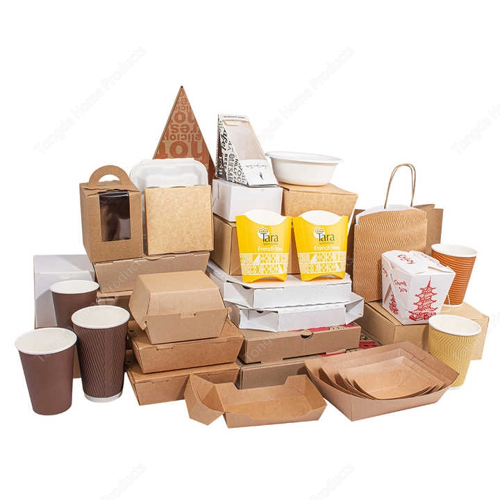 High Quality Cookie Baking Packaging Sweets Biscuit Cupcake Kraft Paper Box Lid