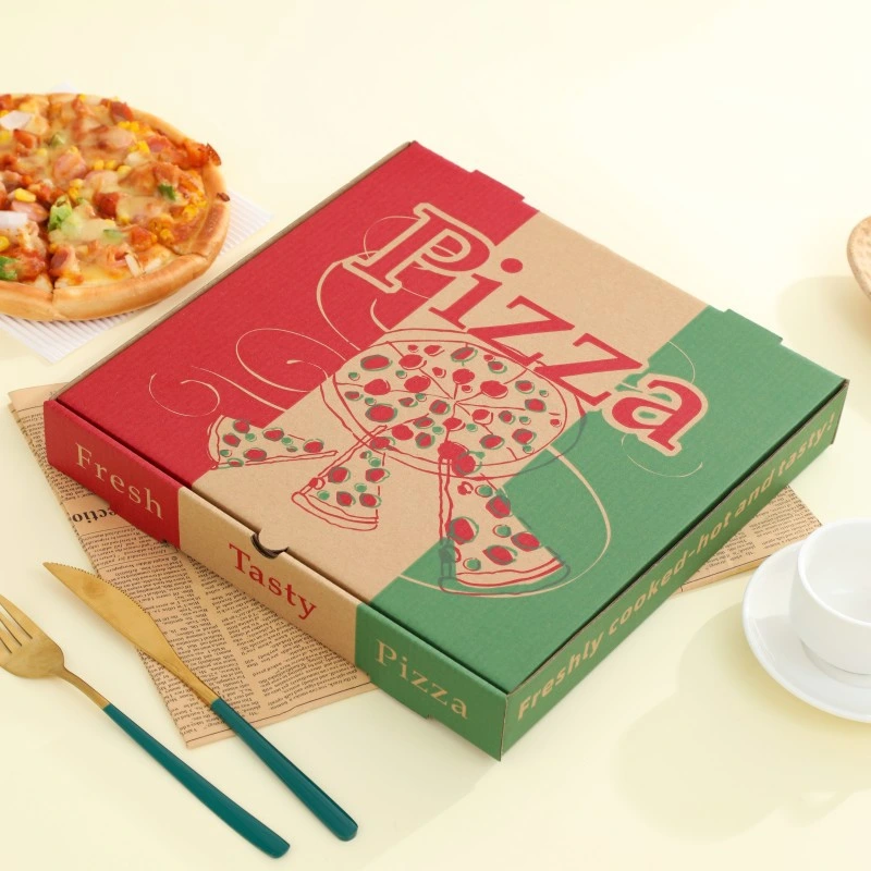 Factory Kraft Corrugated Cardboard Pizza Box Wholesale Pizza Box