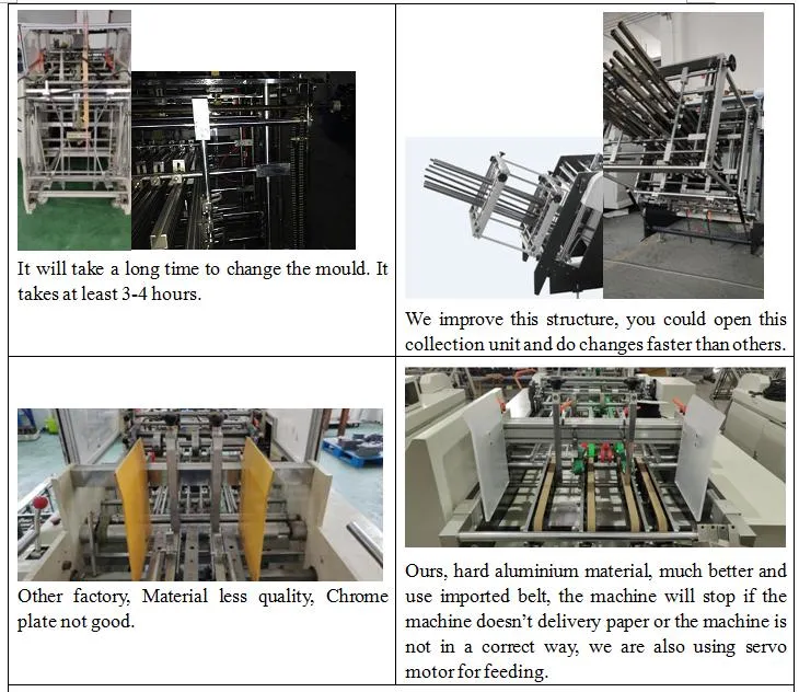 Burger Box Making Machine Paper Carton Erecting Machine Lunch Box Tray Box