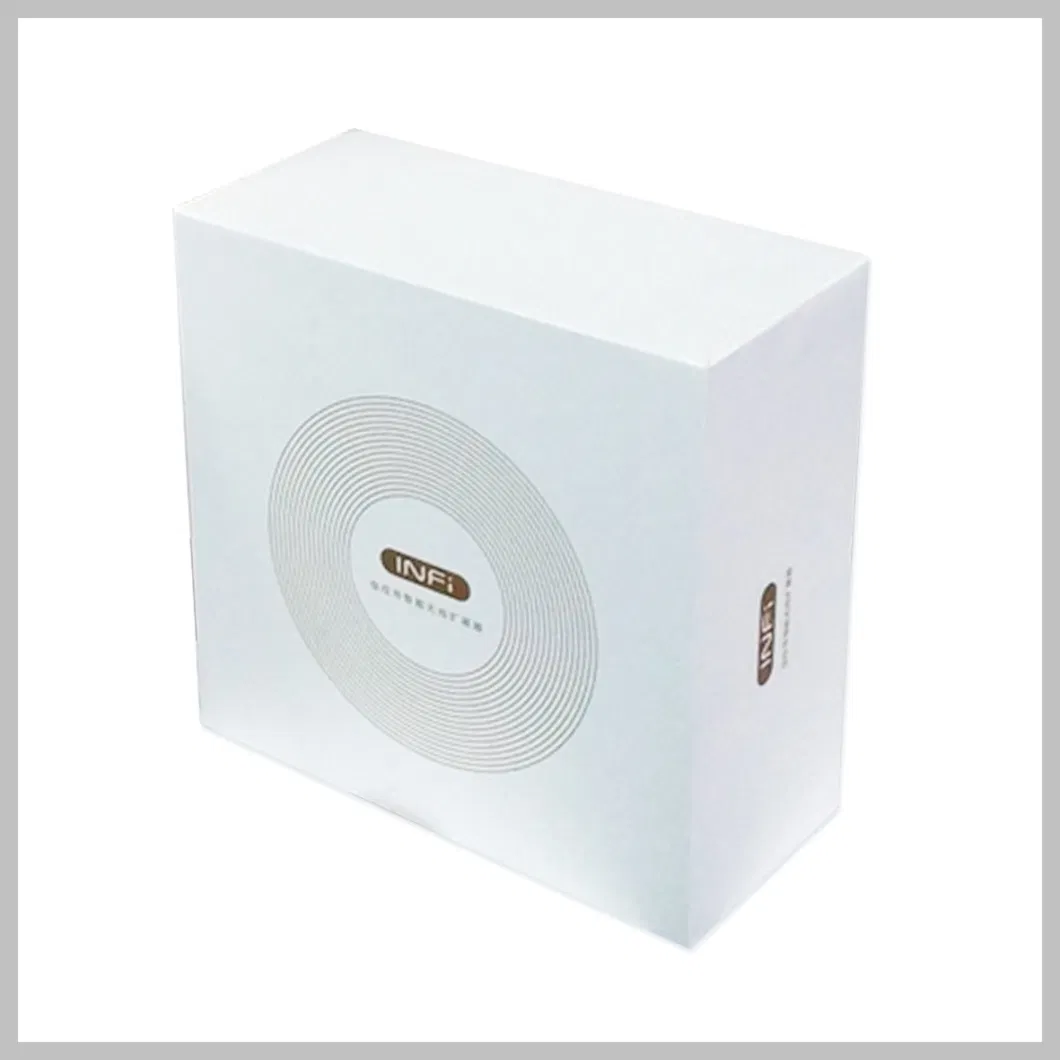 White Coated Paper Strong Gift Box with Color Printed for Flower Packaging