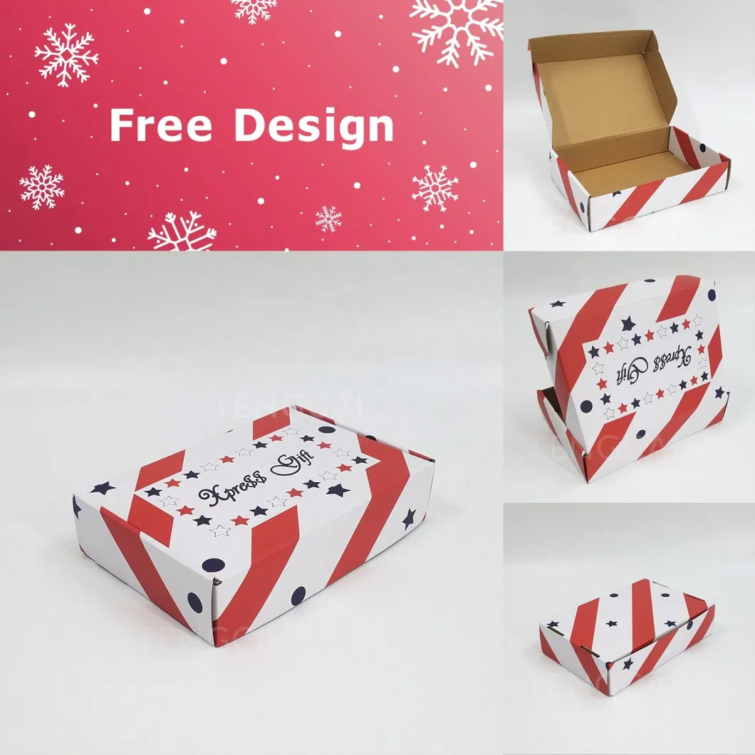 General Mailer Box Bundle Pack (Paper Card + Wrapping Paper + Small Sticker) , Custom Logo Printed Paper Packaging Mailing Box