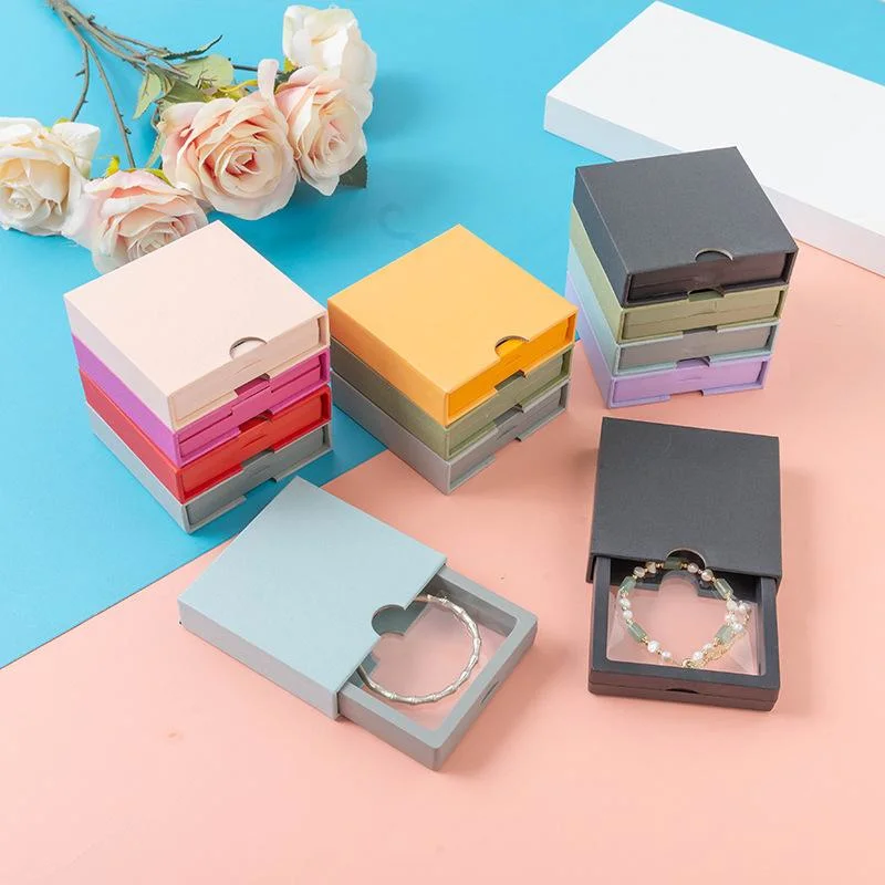 Wholesale Anti-Oxidation Jewelry Box Earrings Packing Box for Bracelet Paper Gift Box