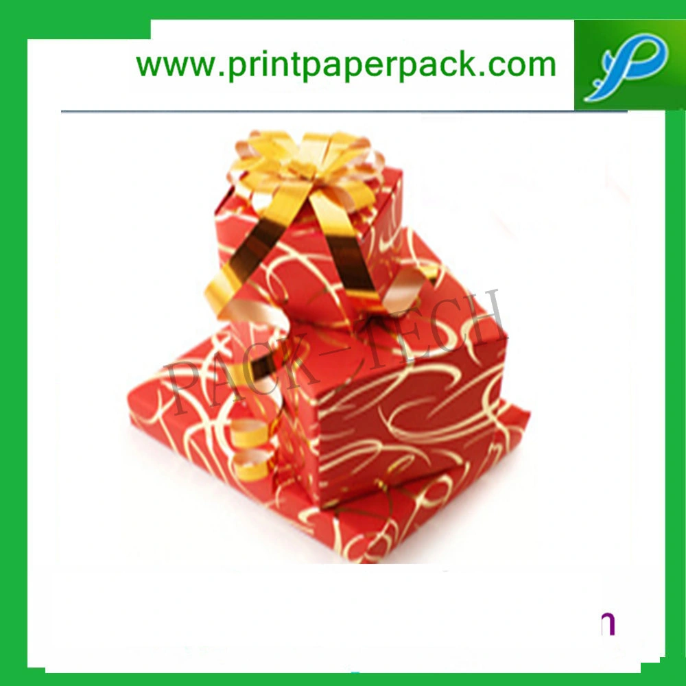Custom Colorful Ribbon Decorative Paper Packaging Flower Box Candy Gift Cardboard Box