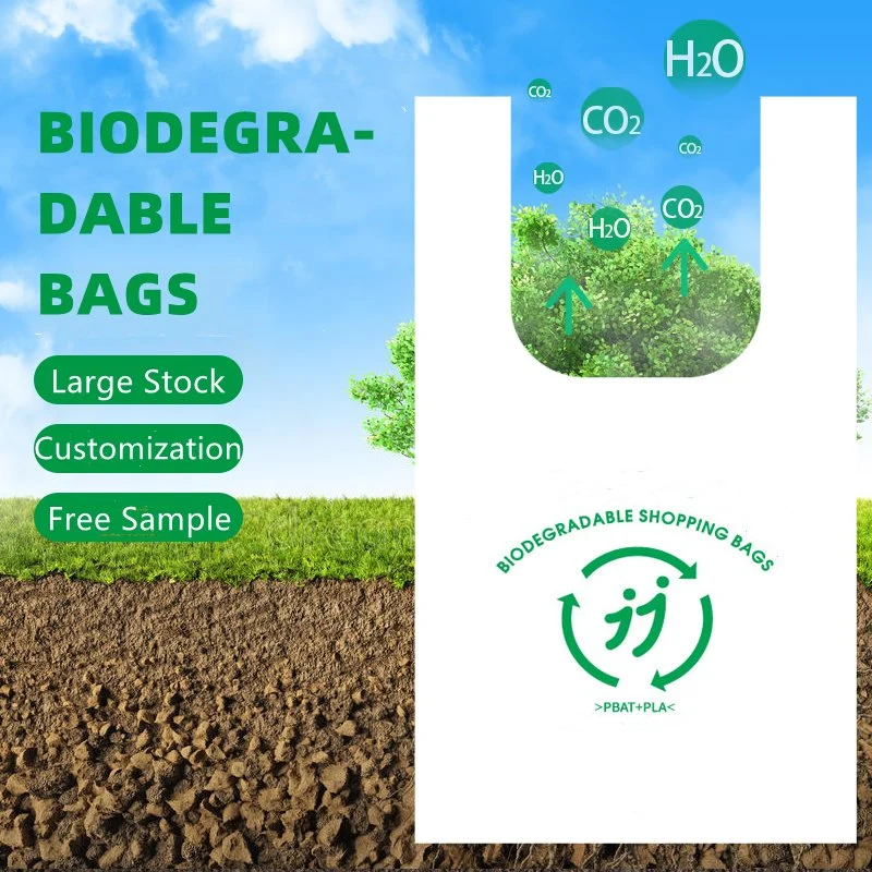 Cheap Shopping Bag Biodegradable T-Shirt Plastic Bags for Sale