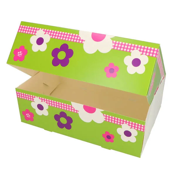 Black Cupcake Box Foldable Gift Packaging Paper Mooncake Box