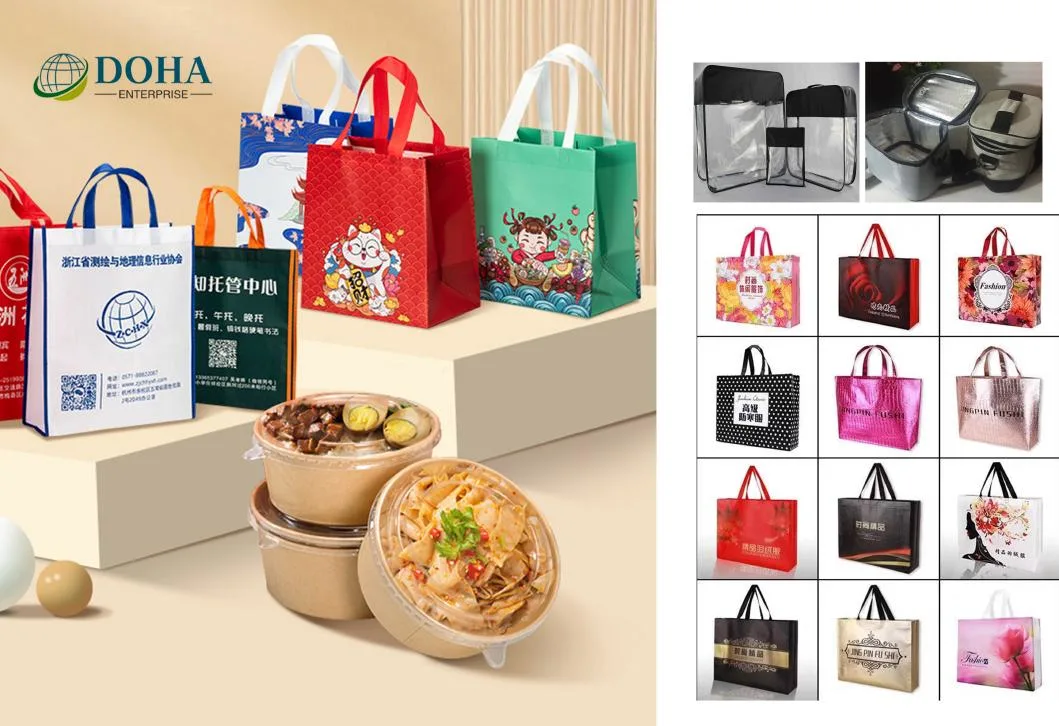 Wholesale Printing Recyclable Food Store Cake Pizza Candy Sushi Hamburger Christmas Party Gift Custom Kraft Paper Bag