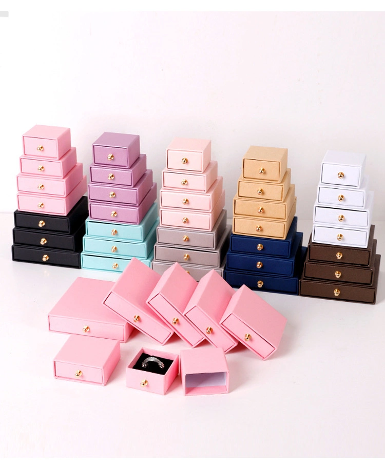 Drawer Box Kraft Paper Jewelry Box Wholesale Paper Box