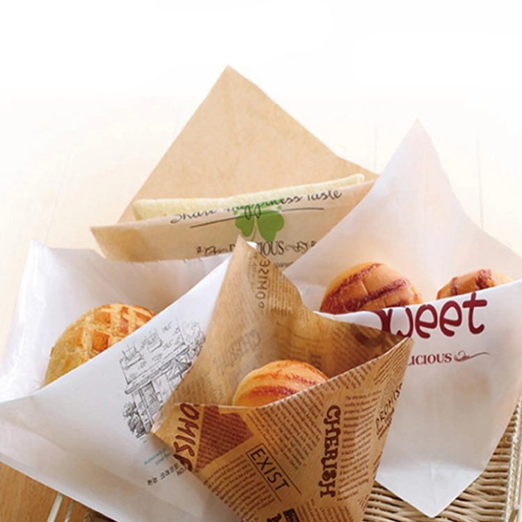 Cake Paper Bag Cookie Food Bag Mini Donut Paper Bag Wholesale