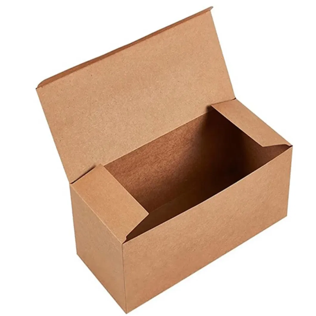 Premium Brown Kraft Square Shape Small Packaging Paper Box