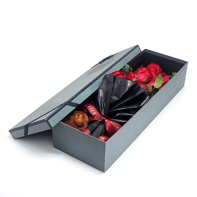 Useful Flower Holder Box Custom Gift Paper Box with Lid