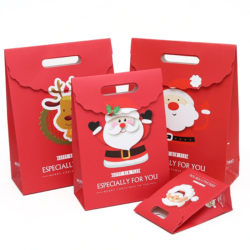 Luxury High Quality Custom Handle Paper Shopping Packaging Gift Bags with Ribbon