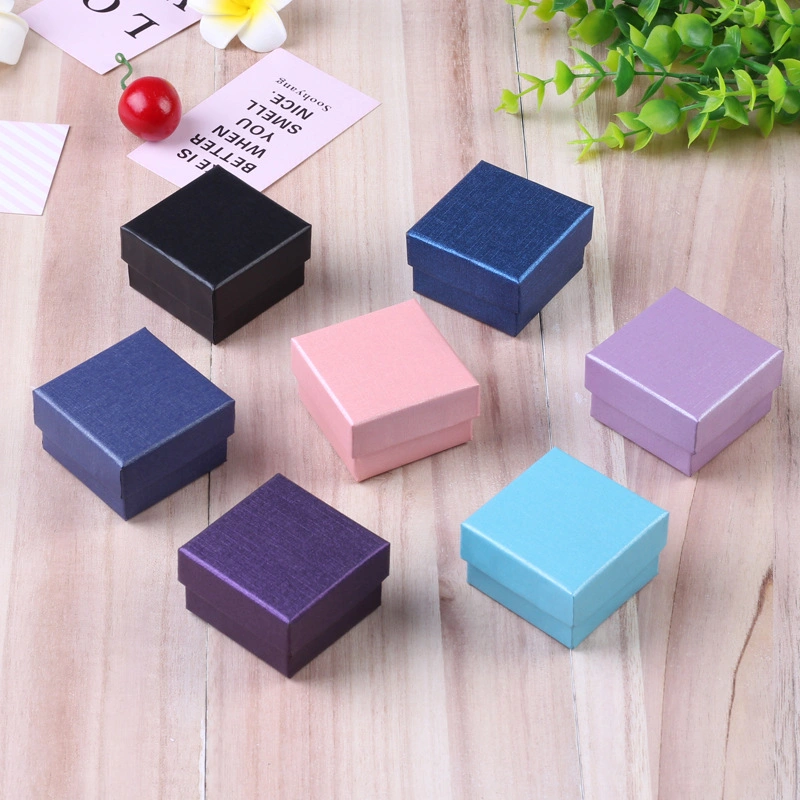 Concise Style China Wholesaler Branded Lid and Base Rigid Square Cardboard Paper Gift Box Jewelry Necklace Packaging Boxes