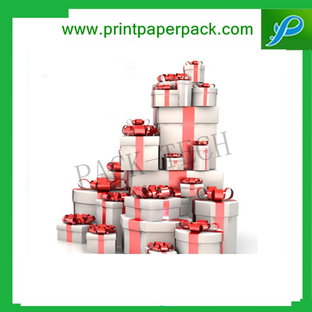 Custom Colorful Ribbon Decorative Paper Packaging Flower Box Candy Gift Cardboard Box