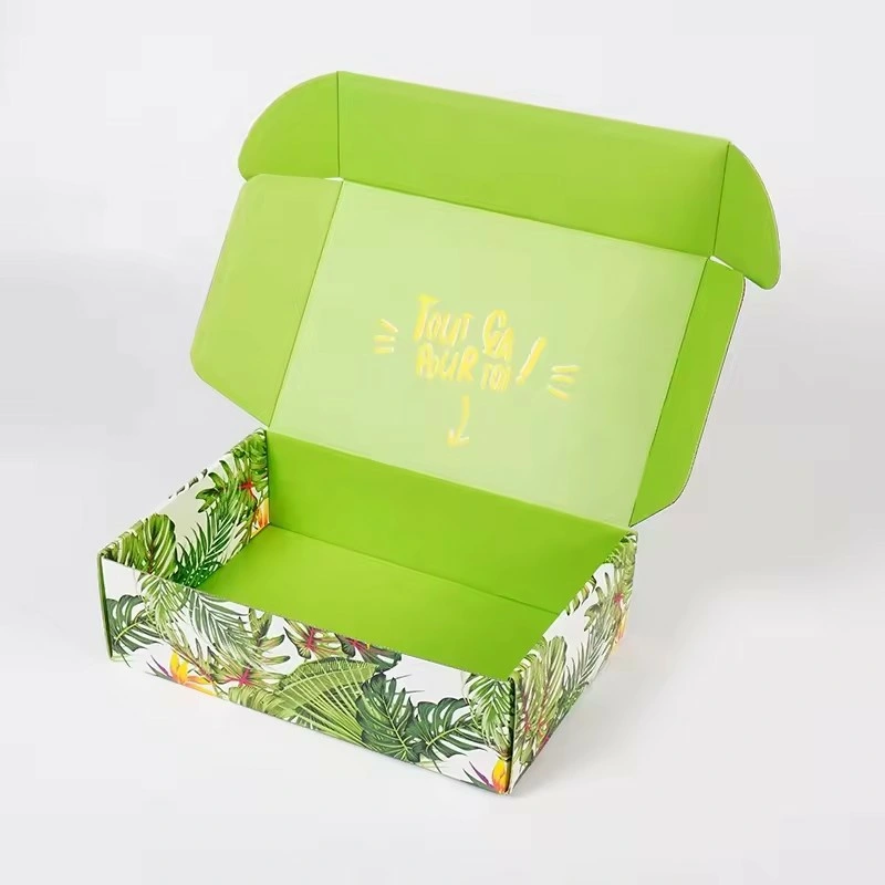 China Wholesale Folding Folded Shipping Box Custom Luxury Printed Christmas Gift-Kraft Paper Corrugated Mailer Box