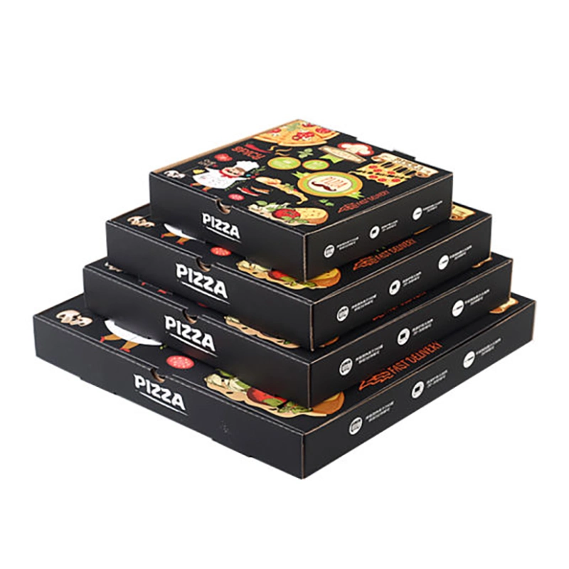 Wholesale High Quality Take Away Customized Printing Pizza Box 10 Inch Paper Pizza Box