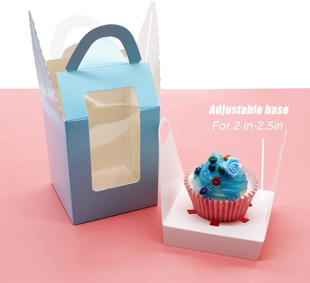 Wholesale Recycle Kraft Paper Bakery Cake Cupcake Cake Box for Bakery