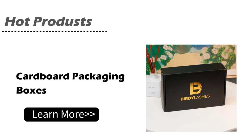 Black Personalized E-Commerce Cardboard Paper Packaging Corrugated Shipping Mailer Box