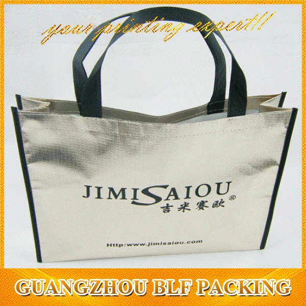 Red Laminated Plastic Shopping Bags for Sale (BLF-NW158)