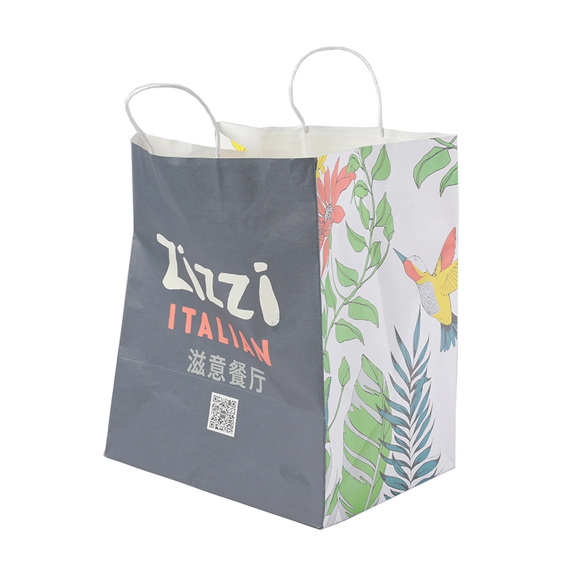 Direct Factory Price Red Paper Packaging Shopping Bag for Sale