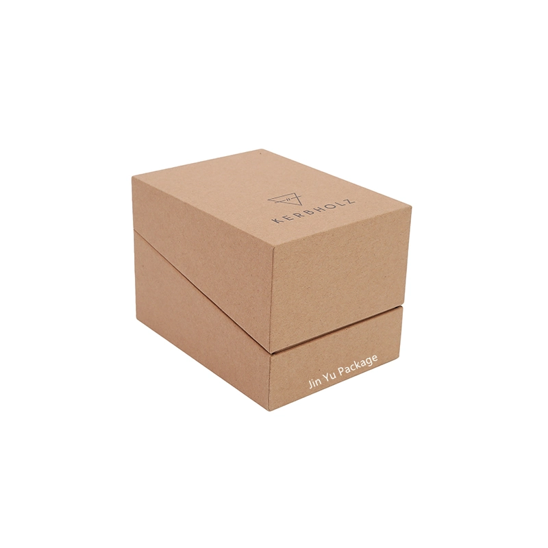 High End Custom Classic Kraft Paper Hinge Watch Gift Jewelry Packaging Boxes Wholesale