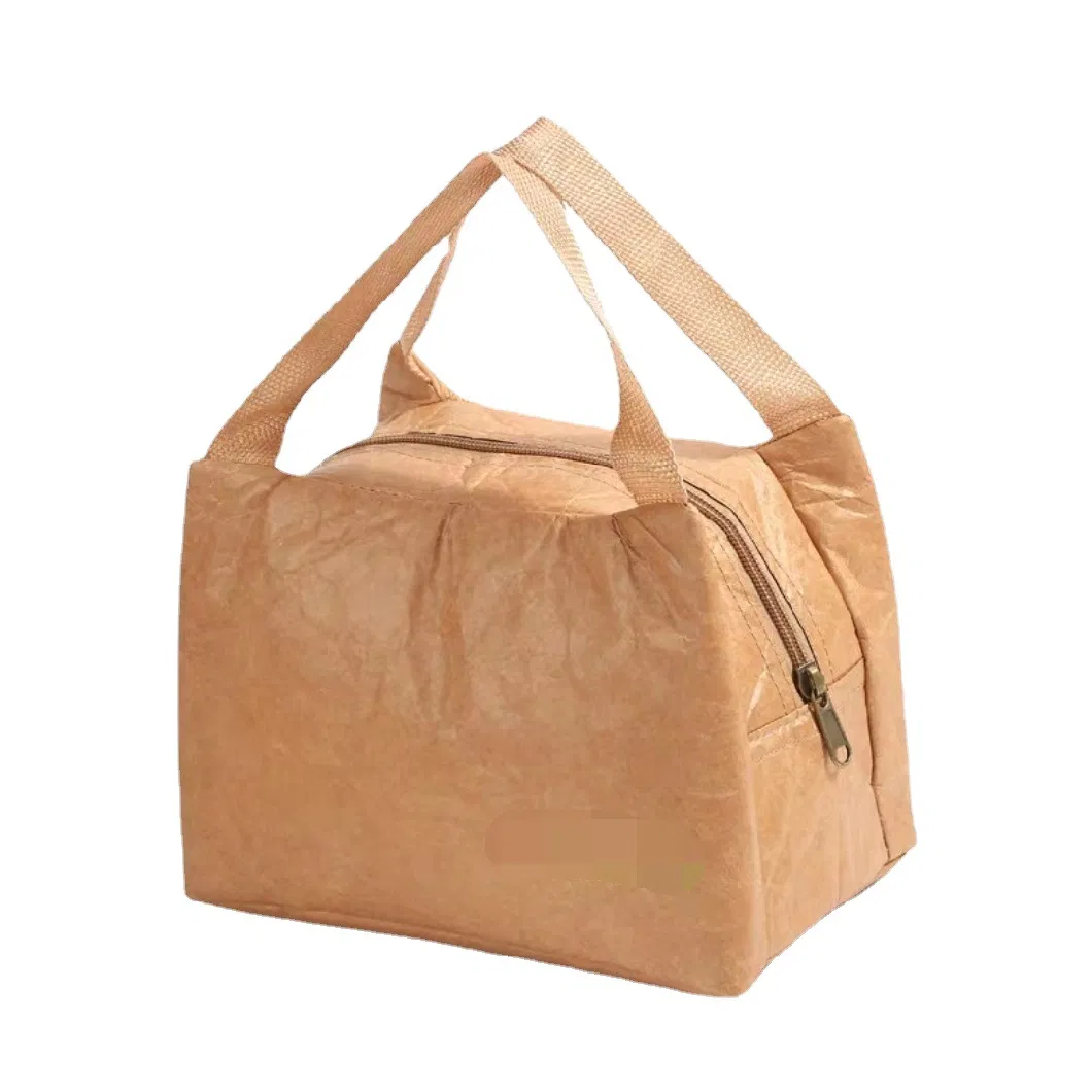 Custom Insulation Bag, Lunch Box, Bento Bag, Kraft Paper Thermal Bag, Hand-Held Bag