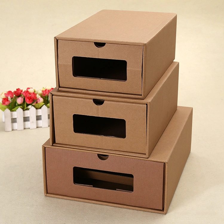 Personalized Brown Kraft Paper Box Gift Packaging Box Paper Box Wholesale with Printed Logo